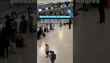 Survol de drones en Allemagne : le trafic aérien arrêté plusieurs heures à Munich • FRANCE 24