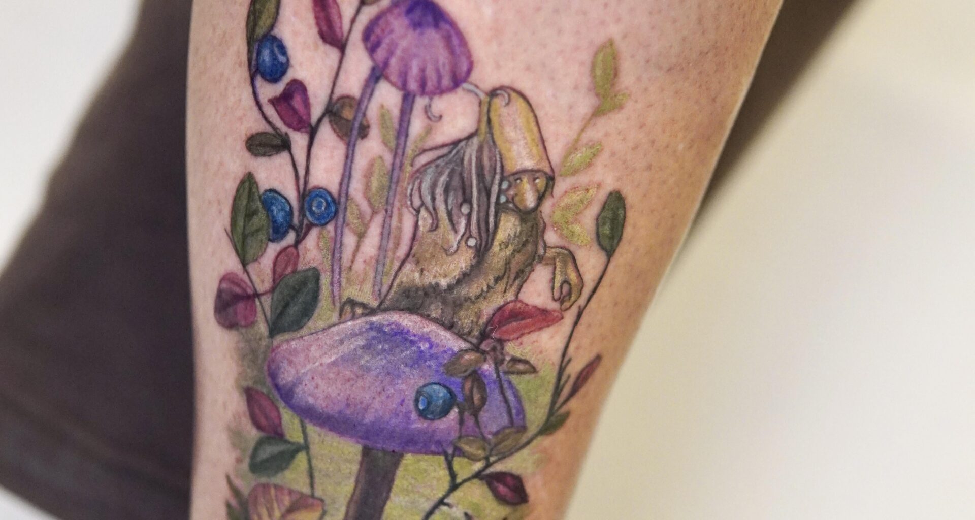 Tattoo I did with a troll inspired by John Bauer
