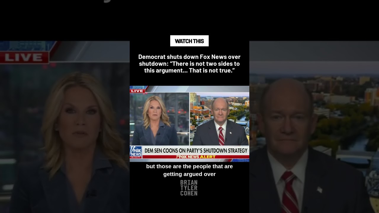 Dem shuts down Fox News over shutdown: "There isn't two sides to this argument. That isn't true."