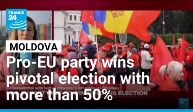 Moldova’s pro-EU party wins pivotal election with more than 50% of vote • FRANCE 24 English