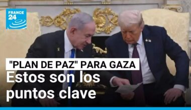 Polémico "plan de paz" de Trump para Gaza: estos son los puntos clave • FRANCE 24 Español