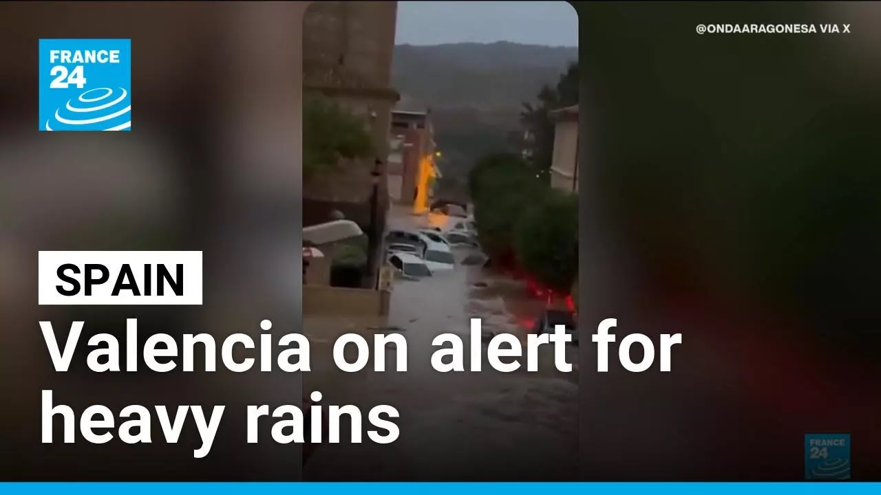 Spain: Valencia on alert for heavy rains and flooding • FRANCE 24 English