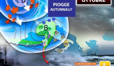 Ciclone in arrivo entro metà ottobre, ecco le grandi piogge autunnali