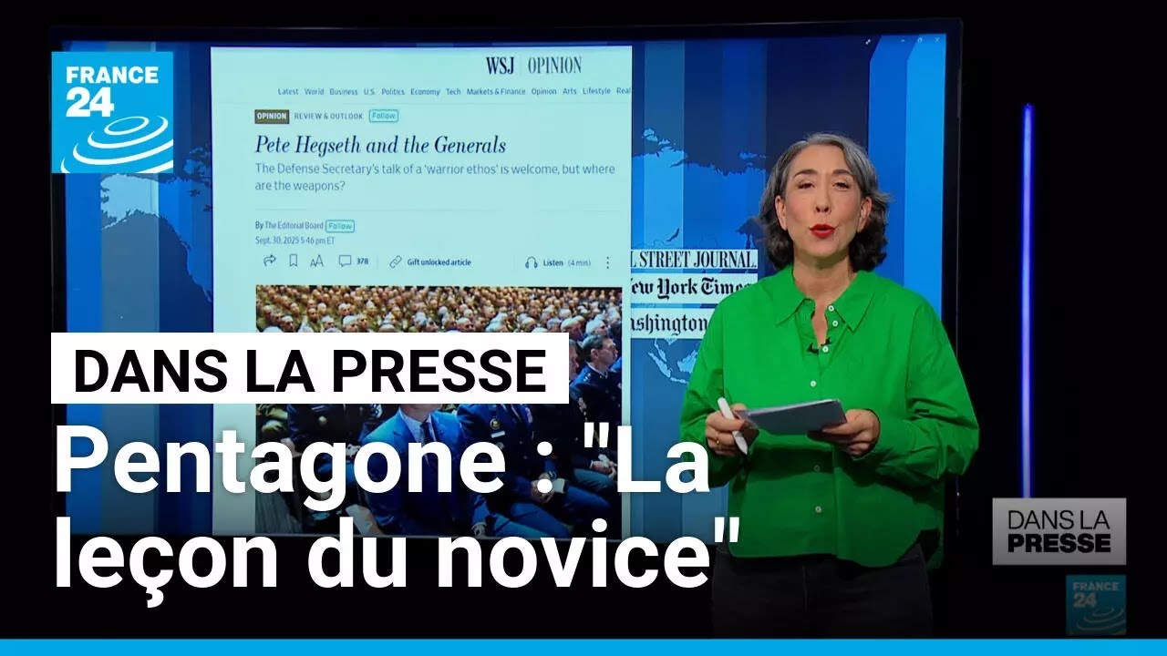Réunion militaire aux États-Unis : "Quand un novice fait la leçon aux généraux" • FRANCE 24