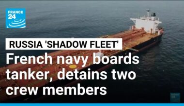 French navy boards Russia 'shadow fleet' ship, detains two • FRANCE 24 English