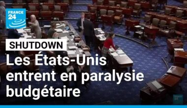 Les États-Unis entrent en paralysie budgétaire, sans issue visible à court terme • FRANCE 24