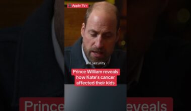 Prince William shares how his children dealt with Kate Middleton's cancer diagnosis #themirror #news
