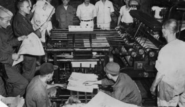Stars and Stripes’ first print run in South Korea, 1950