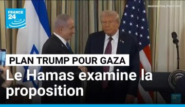 Le Hamas examine la proposition de paix de Trump pour Gaza • FRANCE 24