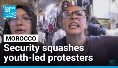 Morocco squashes youth-led protesters over health and education • FRANCE 24 English