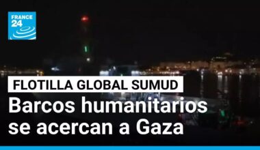 Flotilla Global Sumud fue interceptada por Israel: tripulantes denuncian ciberataques • FRANCE 24