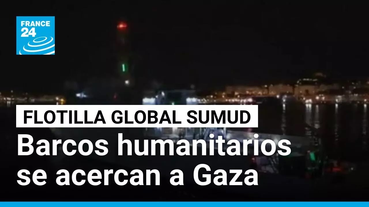 Flotilla Global Sumud fue interceptada por Israel: tripulantes denuncian ciberataques • FRANCE 24