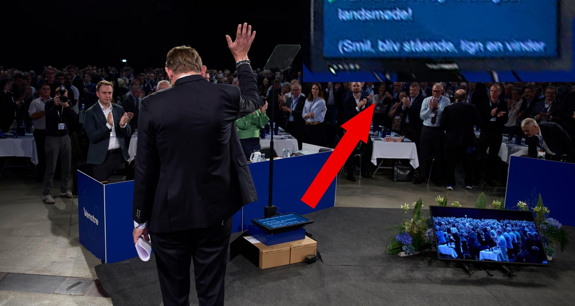 Smil, bliv stående, lign en vinder