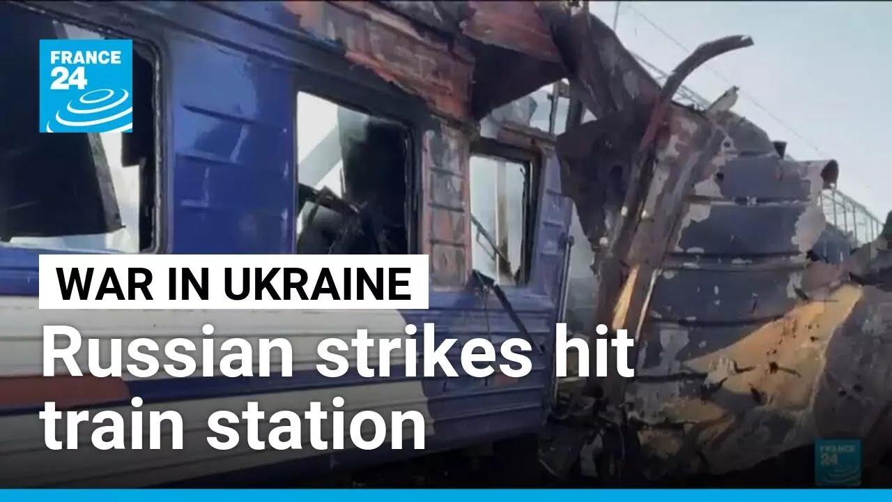 Ukraine says Russia intensifying railway strikes to isolate frontline communities • FRANCE 24