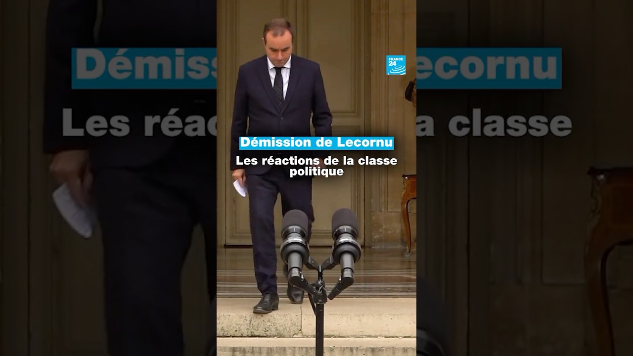 Démission de Lecornu : réactions de la classe politique française • FRANCE 24
