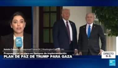 Directo D. C. y el "plan de paz" de Trump para Gaza mientras enfrenta riesgo de 'shutdown'