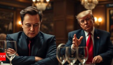 Elon Musk shares video of an American man who says he has become Trump supporter after visiting London as ...