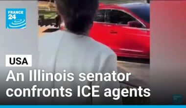 USA: An Illinois senator goes viral after confronting masked ICE agents • FRANCE 24 English