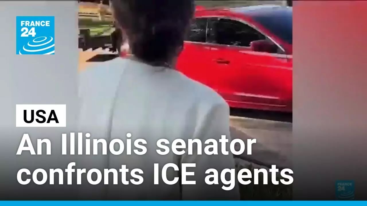 USA: An Illinois senator goes viral after confronting masked ICE agents • FRANCE 24 English