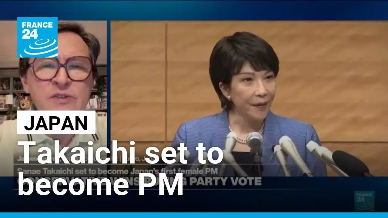 Japan’s ruling party elects Sanae Takaichi as new leader, likely to become first female PM