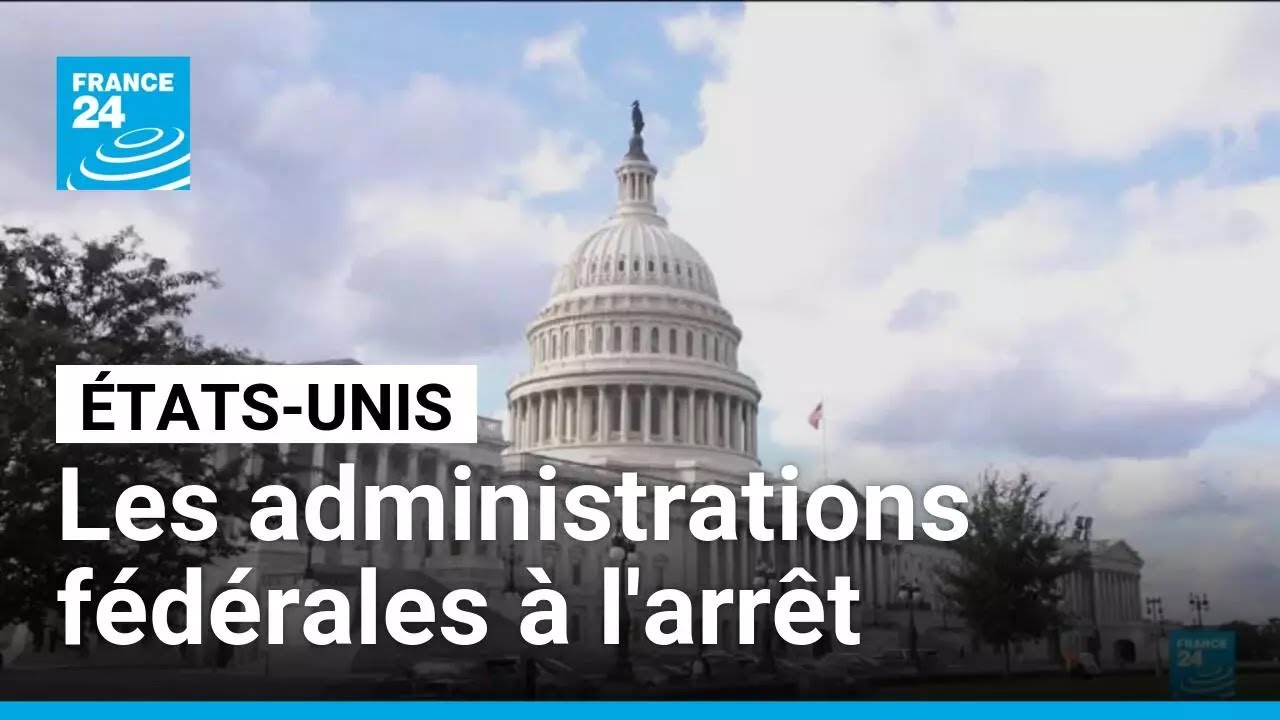 États-Unis : les administrations fédérales à l'arrêt • FRANCE 24