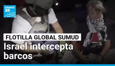 Israel intercepta barcos de la Flotilla Global Sumud • FRANCE 24 Español