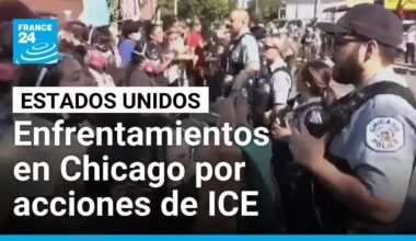 Estallan protestas en Chicago tras las acciones del ICE y el tiroteo de una patrulla fronteriza