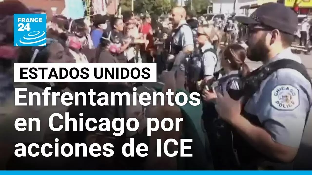 Estallan protestas en Chicago tras las acciones del ICE y el tiroteo de una patrulla fronteriza