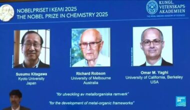 Nobel de Química 2025 para inventores de estructura "metal-orgánica" • FRANCE 24 Español