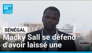 Sénégal : l'ex-président Macky Sall se défend d'avoir laissé une "dette cachée" • FRANCE 24