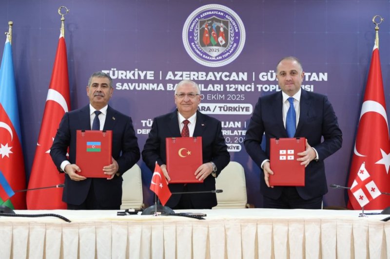 Türkiye, Azerbaijan, and Georgia hold trilateral defense ministerial meeting in Ankara