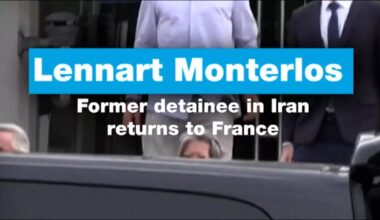 Lennart Monterlos: Teen released from Iranian detention arrives in France • FRANCE 24 English