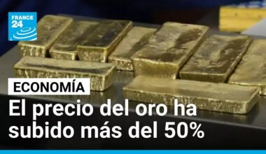En tiempos de crisis, el oro es rey: el metal alcanza nuevo precio récord • FRANCE 24 Español