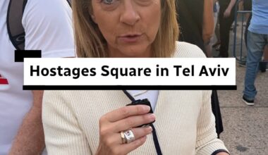 Hostages Square in Tel Aviv