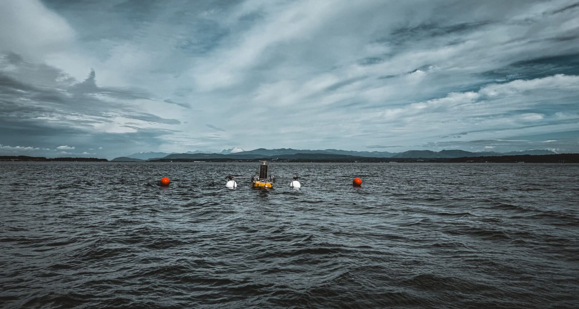 Small-scale wave energy converter deployed off Washington coast