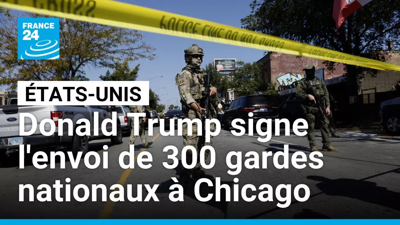Donald Trump signe l'envoi de 300 gardes nationaux à Chicago, une juge bloque la décision à Portland