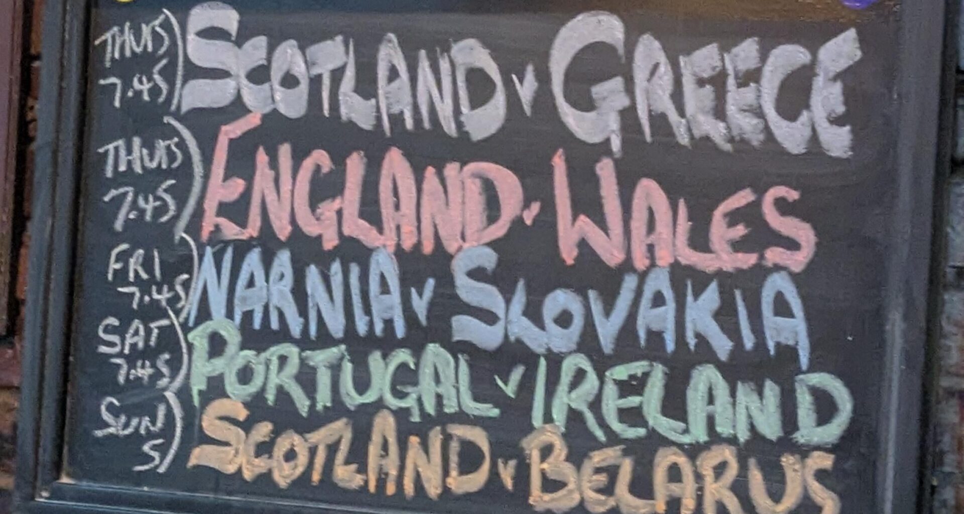 Must try and catch that Portugal match...