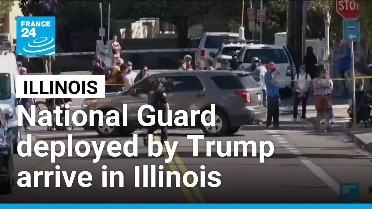 Trump authorises deployment of 300 National Guard troops to Illinois • FRANCE 24 English