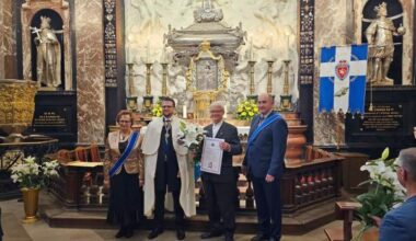 Minint Lietuvos dangiškojo globėjo šv. Kazimiero 567-ąjį gimtadienį Šv. Kazimiero ordinui prisiekė du šiauliečiai