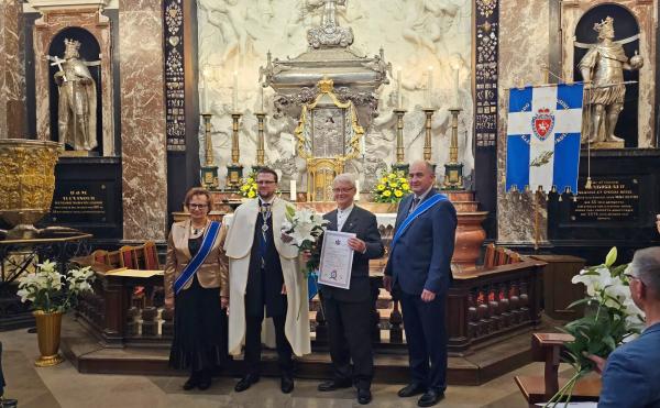 Minint Lietuvos dangiškojo globėjo šv. Kazimiero 567-ąjį gimtadienį Šv. Kazimiero ordinui prisiekė du šiauliečiai