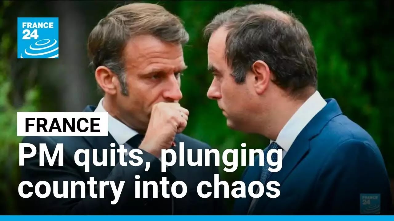 France's PM quits hours after naming government, plunging the country into more political chaos
