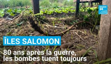 Îles Salomon : les bombes de la Seconde Guerre mondiale continuent de tuer • FRANCE 24