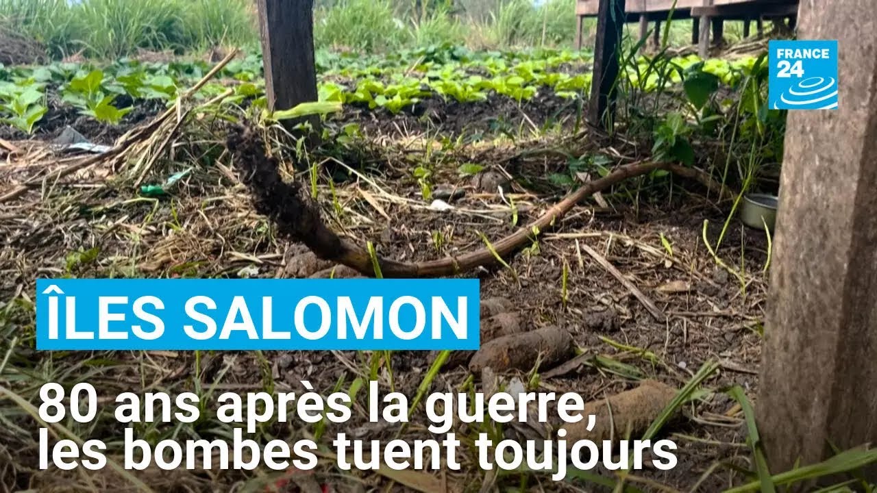 Îles Salomon : les bombes de la Seconde Guerre mondiale continuent de tuer • FRANCE 24
