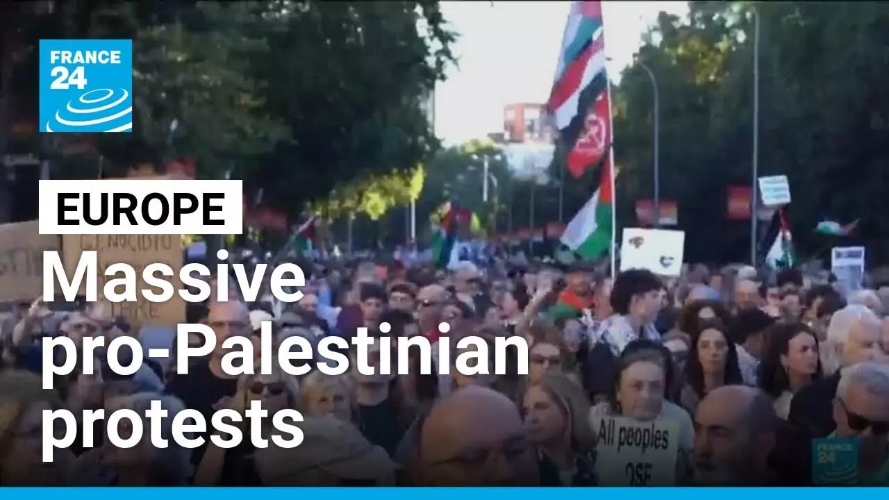 Massive marches across Europe protest Israel's military campaign in Gaza • FRANCE 24 English
