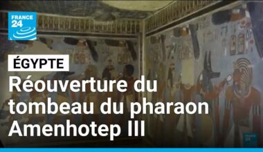 Égypte : le tombeau du pharaon Amenhotep III rouvre ses portes • FRANCE 24