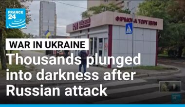 Russian attack on Ukraine's energy facilities plunges thousands into darkness • FRANCE 24 English