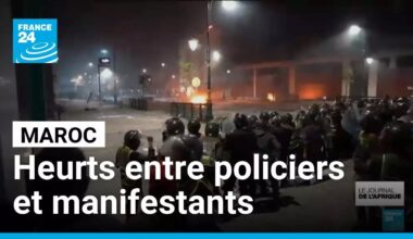 Mobilisation de la "GenZ" au Maroc : heurts entre manifestants et policiers • FRANCE 24