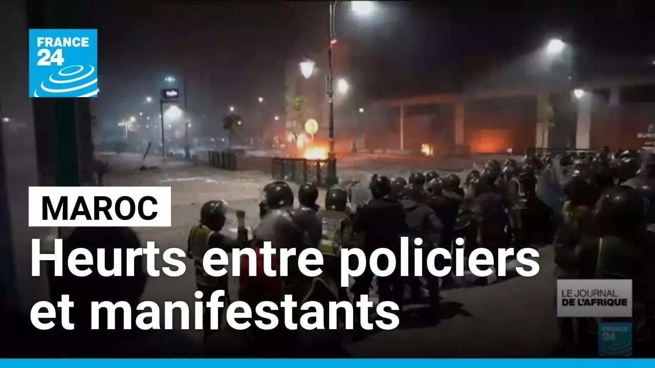 Mobilisation de la "GenZ" au Maroc : heurts entre manifestants et policiers • FRANCE 24