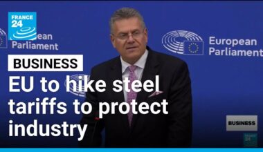 EU proposes halving steel import quota and doubling out-of-quota tariffs to 50% • FRANCE 24