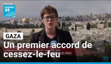 Cessez-le-feu à Gaza : Le Hamas et Israël ont accepté le premier volet d'un accord • FRANCE 24